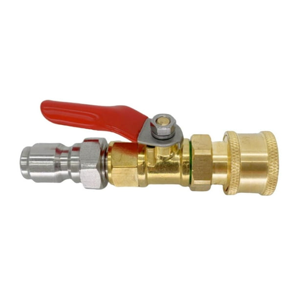 Kit de válvula de bola para lavadora de alta presión, piezas, interruptor resistente y práctico, accesorios, enchufe de conexión rápida para bomba de Estilo B