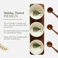 thumbnail image 3 of Spode Christmas Tree Condiment Set - 7 Piece Holiday Serveware Set - Ceramic Dip Bowls, Spoons, Serving Tray Included - Appetizers, Sauces, and Snacks - Polka Dot, Festive Entertaining, 3 of 7