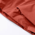 thumbnail image 6 of COSFO Casual Men Shorts Cargo Work Red Shorts with Pockets Stretch Relaxed Fit Drawstring Elastic Waist Shorts, 6 of 9
