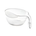 thumbnail image 3 of Abbracc Rice Washing Colander Kitchen Gadgets Household Portable Rice Washing Basket Clear, 3 of 9