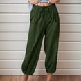 thumbnail image 2 of Sngxgn Women Pants Stretchy Work Slacks Casual Straight Leg Trousers with Pockets(AG,XL), 2 of 8