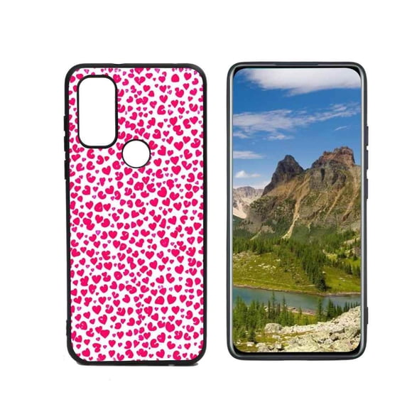 Compatible with Motorola Moto G Pure Phone Case, Hearts-196 Case Silicone Protective for Teen Girl Boy Case for Motorola Moto G Pure