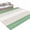 Fruit green beige, variant on Hallway Runner Rug 2'x6', Orange Beige Stripe Kitchen Runner Rugs Non-Slip Carpet Mats, Modern Art Horizontal Striped Bedside Rugs Runners Washable Floor Carpet for Bathroom Laundry Room