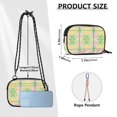 thumbnail image 4 of FORMRS Mini Crossbody Bag for Women Adjustable Rope Shoulder Casual Phone Purse, Retro Beige Stars, 4 of 7