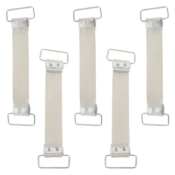 Hemoton 5pcs Stretchable Battery Holder for Motorcycles and ATVs Rubber Battery Strap with Metal Buckles for Scooters Battery Tie Down Strap Replacement Battery Box Tie Down