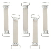 Hemoton 5pcs Stretchable Battery Holder for Motorcycles and ATVs Rubber Battery Strap with Metal Buckles for Scooters Battery Tie Down Strap Replacement Battery Box Tie Down
