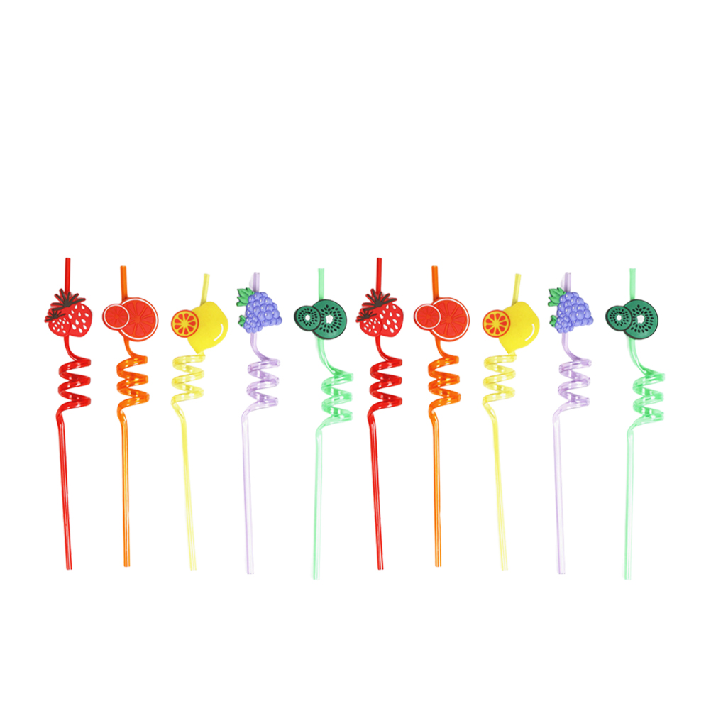 14pcs 10.23-Inch Casual Cartoon Party Decoration Reusable Spiral Straws  Pack, 8 Random Colors & 14 Casual Patterns, Party Gift Straws, Christmas  Gifts, For Various Family Gatherings, Birthday Parties, Theme Parties,  Festival Gifts