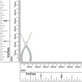 thumbnail image 4 of AFFY Wishbone Pendant Necklace in 14K White Gold Over Sterling Silver, 4 of 5
