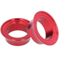 thumbnail image 4 of 2 Pcs Rondelles Coniques de Vélo en Alliage d'Aluminium Rouge 15mm - Rondelles de Casque Résistantes à la Rouille Usinées CNC, Ajustement Parfait pour Fourches avant 28.6mm, Pièces de Mise à Niveau Faciles à Installer pour Modification de Vélo de Montagne et de Route, 4 of 7