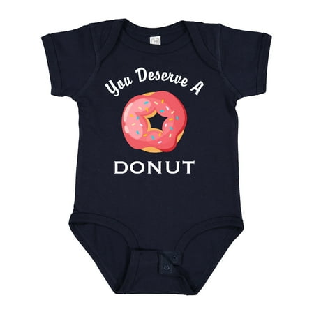 

Inktastic You Deserve a Donut Gift Baby Boy or Baby Girl Bodysuit