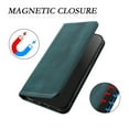 thumbnail image 3 of ELEHOLD Case for iPhone 14, RFID Vintage Wallet Phone Case, Magnetic Closure Leather Cover Built-in Stand,Darkgreen, 3 of 8