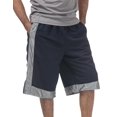 thumbnail image 4 of Pro Club Men's Heavyweight Mesh Basketball Shorts, Navy/Gray, X-Large, 4 of 4