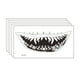 thumbnail image 1 of Pegatinas de tatuaje, tatuaje temporal para hombres, mujeres y adultos, pegatina para boca y dientes, pegatina de viento oscuro, pegatina de maquillaje divertida, pincel de maquillaje, 1 of 3