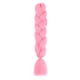 thumbnail image 1 of XmhyTop-A Extensiones de cabello trenzado ombré de 60 cm, 3 piezas de cabello trenzado sintético de color sólido para peinados diarios y de fiesta, rosa-A, 1 of 5