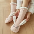 thumbnail image 6 of Dyfzdhu Women Cartoon Floor Socks Thickened Warm Sleep Socks Slippers Socks, 6 of 6