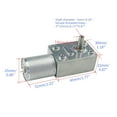 thumbnail image 2 of CHANCS Electric Motor 370WG 24V DC 1RPM Engine Reduction for Range Hood Nesting Machine Smart Equipment, 2 of 7