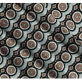 thumbnail image 3 of Soimoi Cotton Voile Fabric Aboriginal Mosaic Printed Fabric 1 Yard 56 Inch Wide, 3 of 7