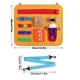 thumbnail image 3 of Tablero ocupado para niños pequeños, juguetes Goorder Montessori, tablero de actividades para bebés, tablero sensorial oso de fresa Hogar, 3 of 5