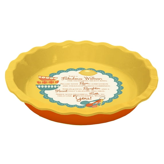 Plate-Retro Kitchen Ceramic Pie