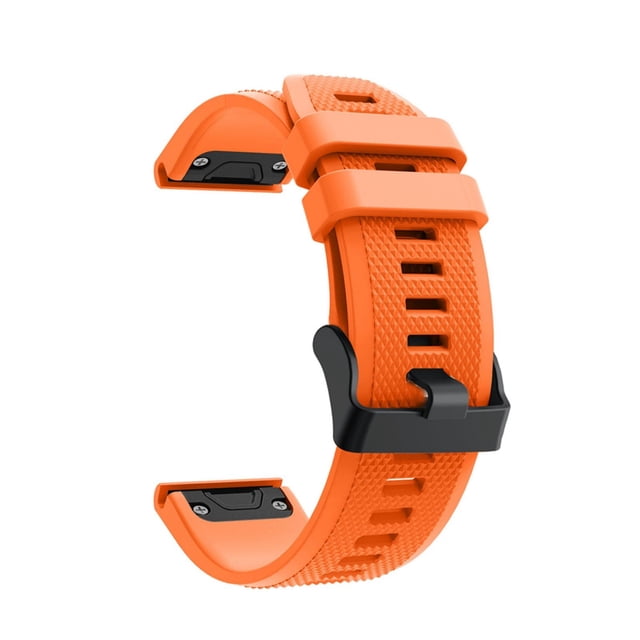 asddcavvf Quick Release Black Silicone Watch Strap with 22MM Buckle Stylish Fit For