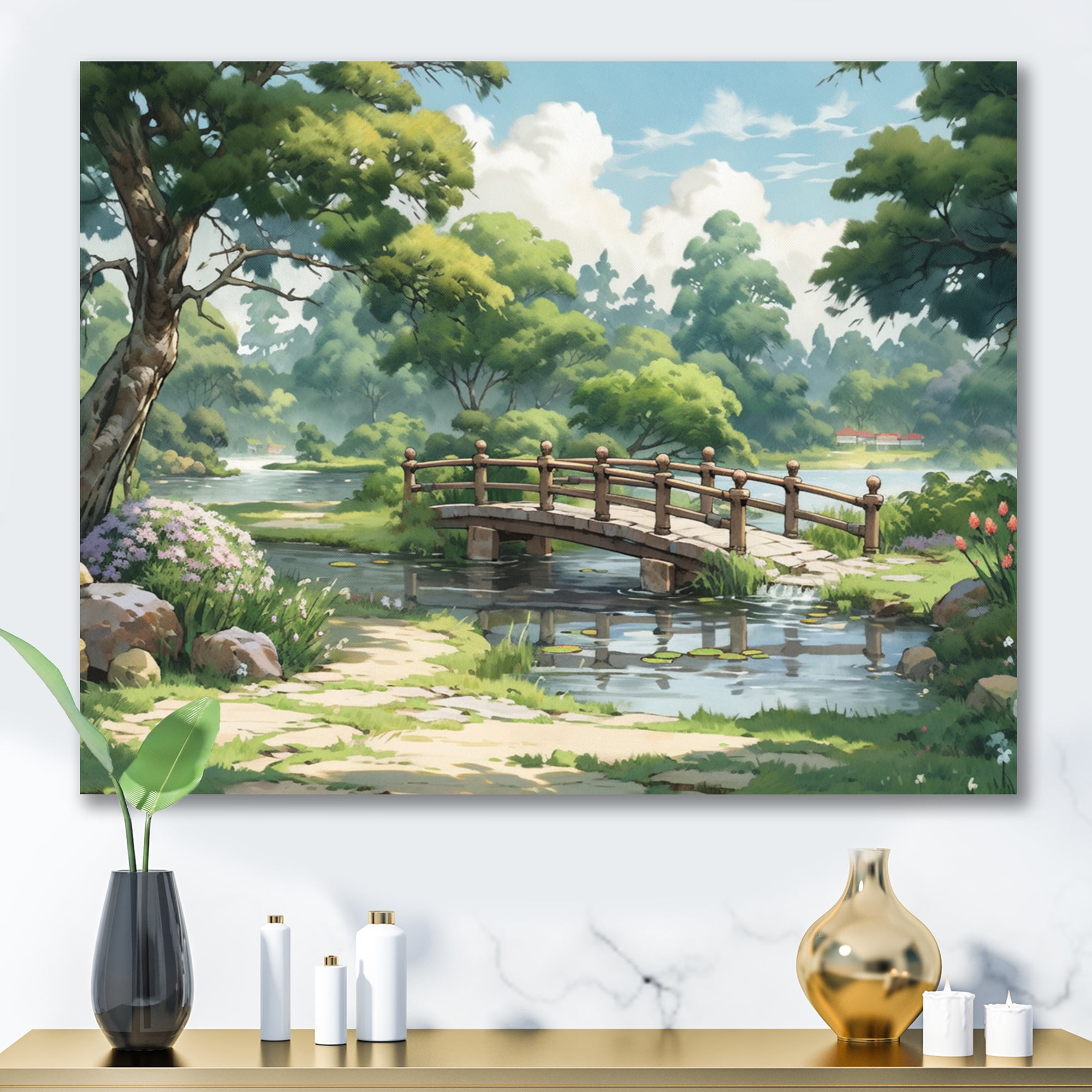 太陽のアート 太陽のアート Designart Japan framed wall Art, Landscape of the