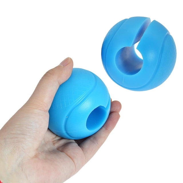 1 p de mancuerna empuñaduras de grasa, empuñaduras gruesas aptador múscustructor de pesas empuñaduras de grasa en apiencia Azul DYNWAVEMX Agarres con barra