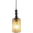 thumbnail image 3 of Mark&Day Chandelier Pendant Lights, Radenthein Glass Traditional Metallic - Bronze Ceiling Light Fixture for Kitchen Island, Foyer, Dining Room, Bedroom and Living Room (15" H x 6" W x 6" D), 3 of 5