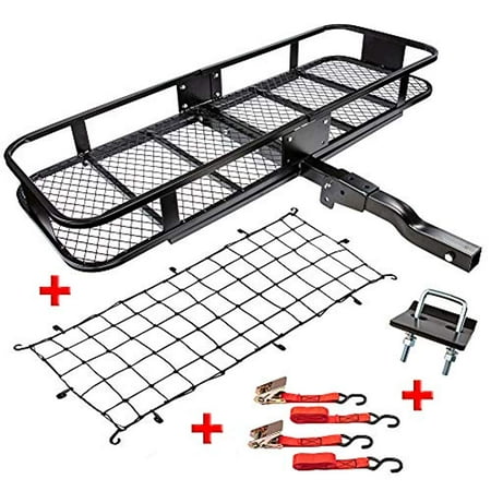 RaxGo Hitch Mount Cargo Carrier Set with 60