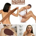 thumbnail image 2 of Self Tanner Mitt Kit, Tanning Mitt Applicator, Tan Gloves, Back Applicator, Exfoliating Mitt, Mini Self Tan Mitt, Set of 4 Pcs Sunless Tanning Mitts Set, 2 of 6
