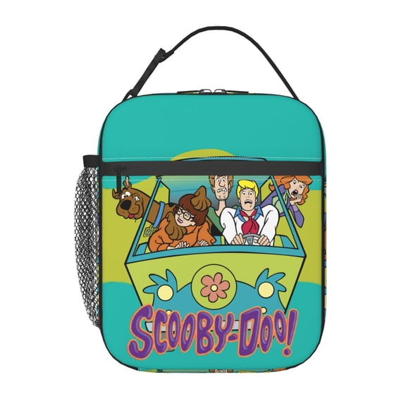 Reusable Lunch Bags Insulated Lunch Box Durable Scooby-Doo For Office Work Picnic Travel Zipper Lunch Tote Bag
