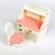 thumbnail image 1 of Escritorio de Moderno Y Creativo con Taburete, Modelo de Muebles para de 16cm, Accesorios coración, de Cumpleaños para Niñ Blanco rosa Yotijar escritorio de la casa de muñecas, 1 of 10