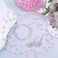 thumbnail image 4 of 1 Box 800pcs Small Star Shaped Beads Star And Heart Shaped Beads Pink Five Pointed Tiny Mini Stars Shape Assorted Cute Loose Spacer Bead, 4 of 9