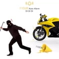 thumbnail image 2 of Motocicle Bloqueo Impermeable Freno Disco Candado Verde Fosforesente, 2 of 5