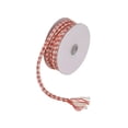 thumbnail image 1 of Cordel decorativo para envolver regalos, manualidades, tejido, 10 m rojo blanco, 1 of 9