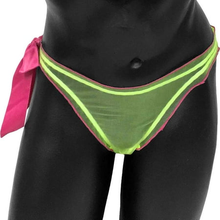 Cherry Blossom Marrowed Edge Thong Small Green