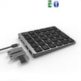 thumbnail image 2 of Teclado Numérico Inalámbrico Bluetooth con Concentrador USB, Modo Dual, Recargable, para Tableta y Portátil., 2 of 5