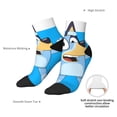 thumbnail image 5 of Saiise Bluey Funny Socks Men Women Adults Novelty Graphic Crew Tube Socks Crazy Design Casual Dress Socks for Sports,Running,Travel, 5 of 7