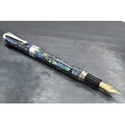 Xezo Xezo Maestro® Paua Abalone Sea Shell Fountain Pen (Extra Fine Nib)