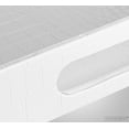 thumbnail image 5 of Home Redefined Bandeja Decorativa para Servir de Piel Sintética de Cocodrilo Rectangular de 45 X 30 Cm con Asas, Color Blanco, 5 of 5