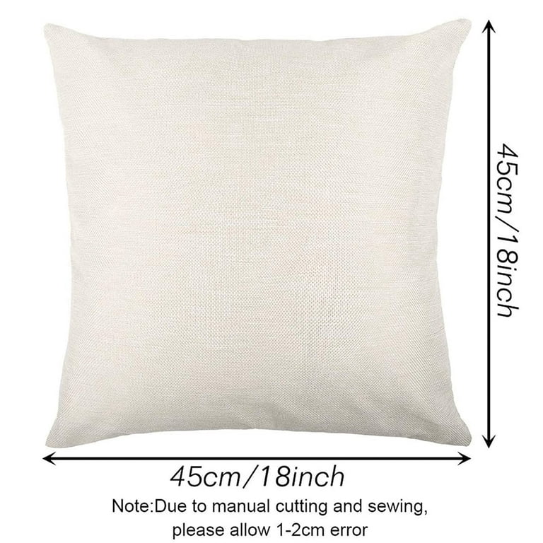 Linen Leaf Wreath Throw Pillow Covers Cushion Cover For Bed - Temu