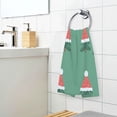thumbnail image 3 of Yayeee 100% Cotton Hand Towels for Bathroom 16" x 28" Soft Absorbent Kitchen Towel, Christmas Trees, 3 of 7