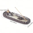 thumbnail image 6 of 1pc Mountain Backflow Incense Burner, Purple Clay Censer for Zen Yoga Home Decor (Without Incense), 6 of 6