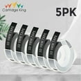 thumbnail image 2 of 5PK Dymo 3D Label Tape 9mm Embossing Tapes Candy Colors Printer Ribbon work for Dymo 12965 Labeler B90 Adhesive Sticker Printer 5 Label 01, 2 of 6