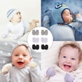 thumbnail image 5 of 6 pares de mitones para recién nacidos, guantes para bebés y niños pequeños, mitones sin rasguños para bebés de 0 a 6 meses para niños y niñas Zhivalor BST3050607-3, 5 of 5