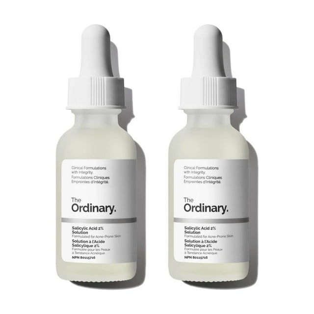 Serum The Ordinary, solución de ácido salicílico al 2%, 30 ml (paquete de 2)