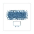 thumbnail image 3 of Boardwalk Mop Head, Dust, Looped-End, Cotton/Synthetic Fibers, 18 x 5, Blue - BWK1118, 3 of 6