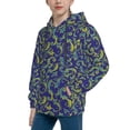 thumbnail image 2 of Daiia Uncaria Flower for Boys Fashion Hoodies & Sweatshirts with Kangaroo Pocket,Hooded Sweatshirt for Kid, Breathable& Moisture Wicking-Large, 2 of 6