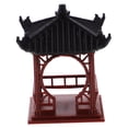 thumbnail image 5 of PENIKOKO Mini Garden Pavilion Figurine Red ABS Landscape Statue Table Decor 1 Piece Outdoor Indoor Ornament, 5 of 8
