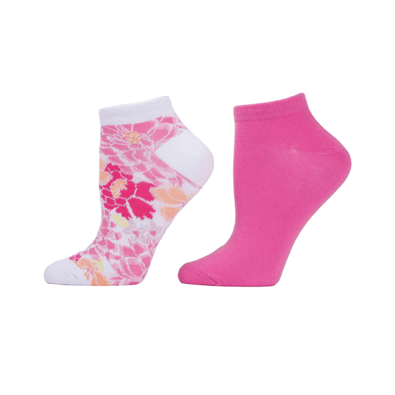 Josie Natori Low Cut Socks, 2 pack