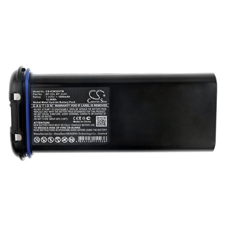 1800mAh Icom BP-224H BP-224 Battery for IC-M21 IC-IC-M2A IC-M32 IC-IC-M31